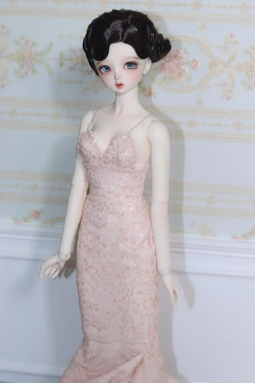 1/6 1/4 1/3 Bjd Kleding Prinses Trailing Nachthemd Fishtail Jurk Voor Bjd/Sd Yosd Msd SD13 Grote Meisje Pop accessoires C0655