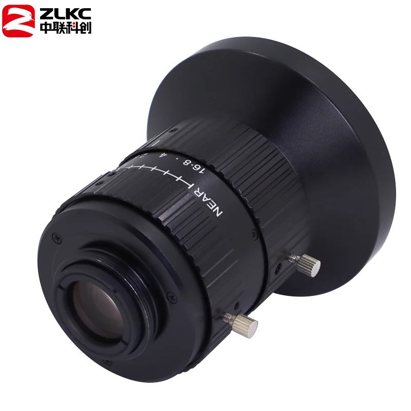 6mm Wide-angle Lens F1.8 C Mount Camera 1.1 Inch 12MP Manual Iris FA Low Distortion for Machine Vision Cameras HK0618MP12