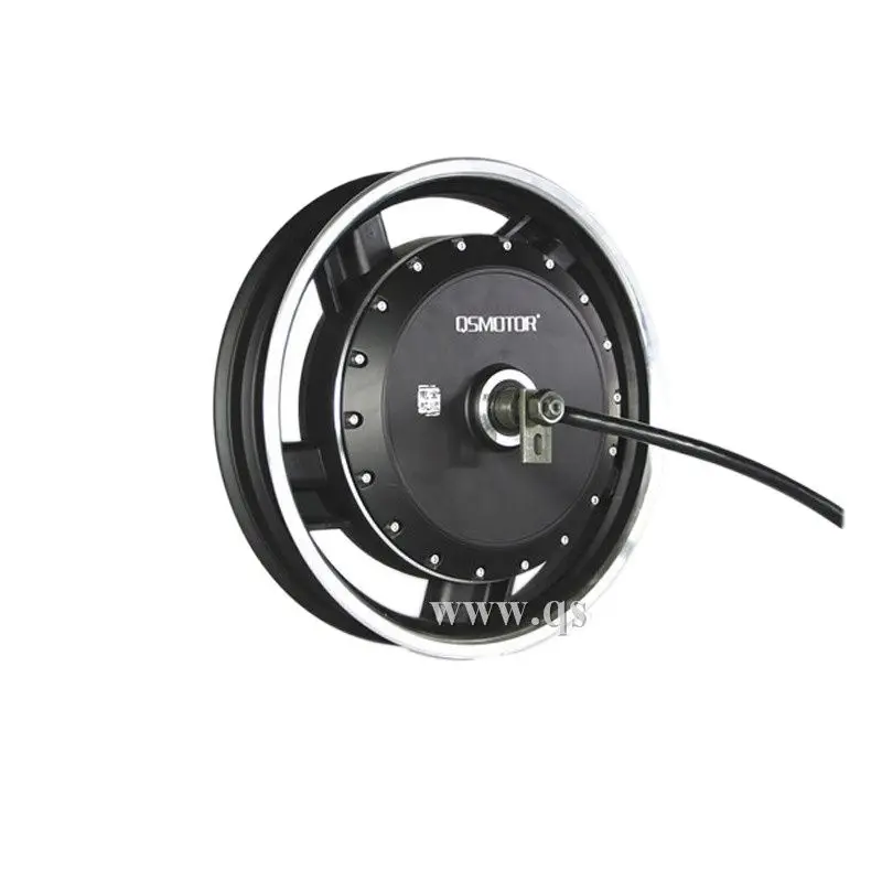 QSMOTOR 6000W 17inch Wheel Hub Motor V3 Type for Electric Motorcycle