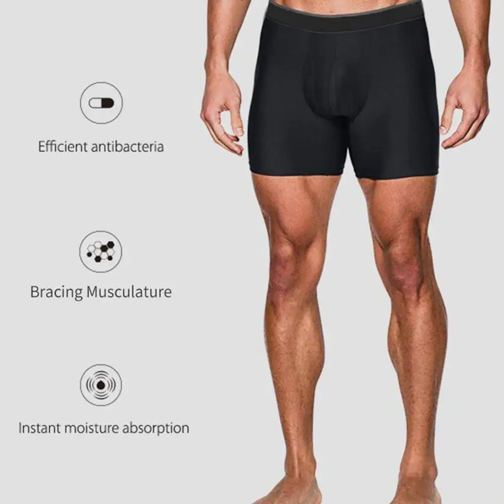 Men Sports Tights Quick Dry Breathable Leggings Outdoor Running Shorts Tight Compression Soft Tights image 6
