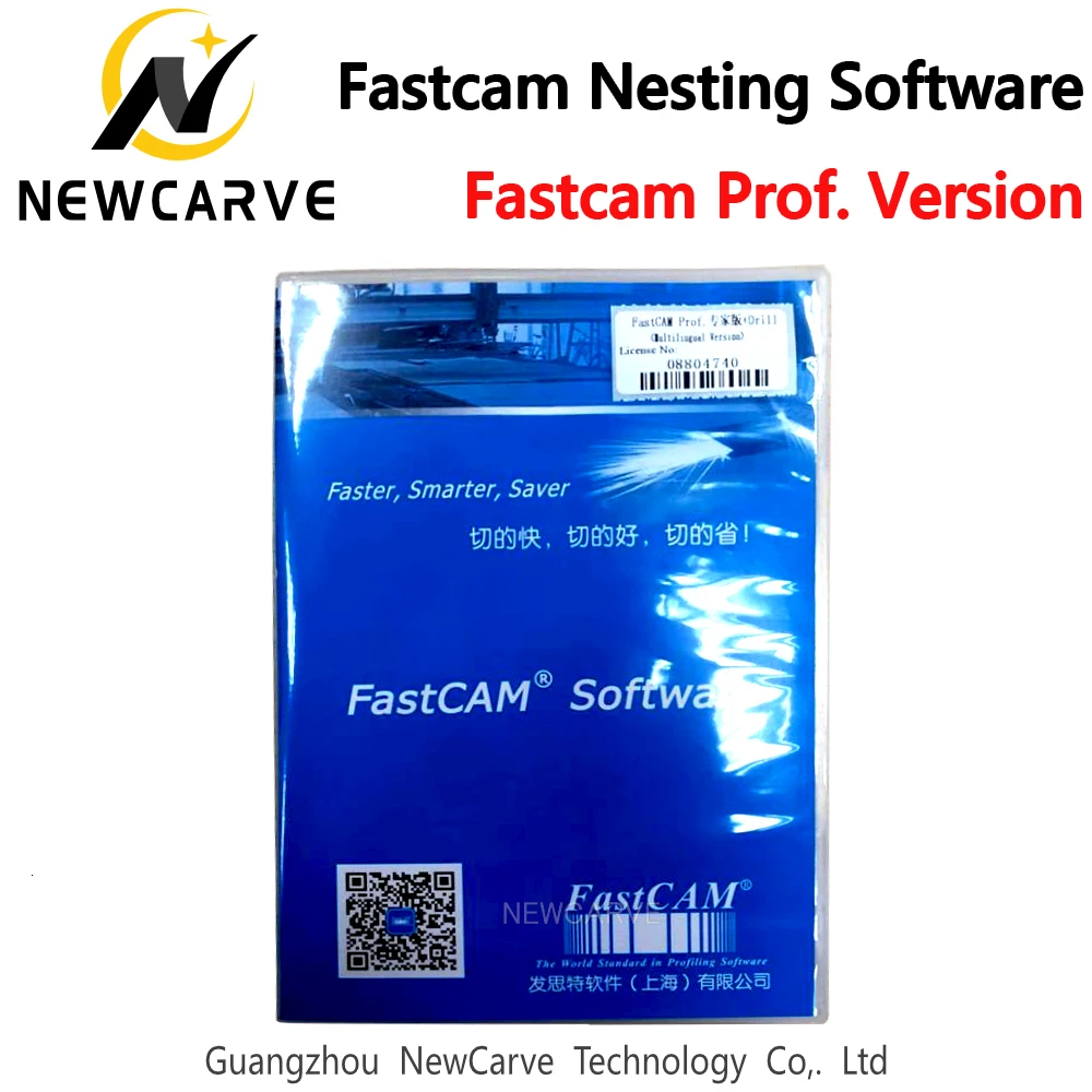 FASTCAM-Software profesional de anidación auténtica, versión para cortador de Plasma CNC, NEWCARVE