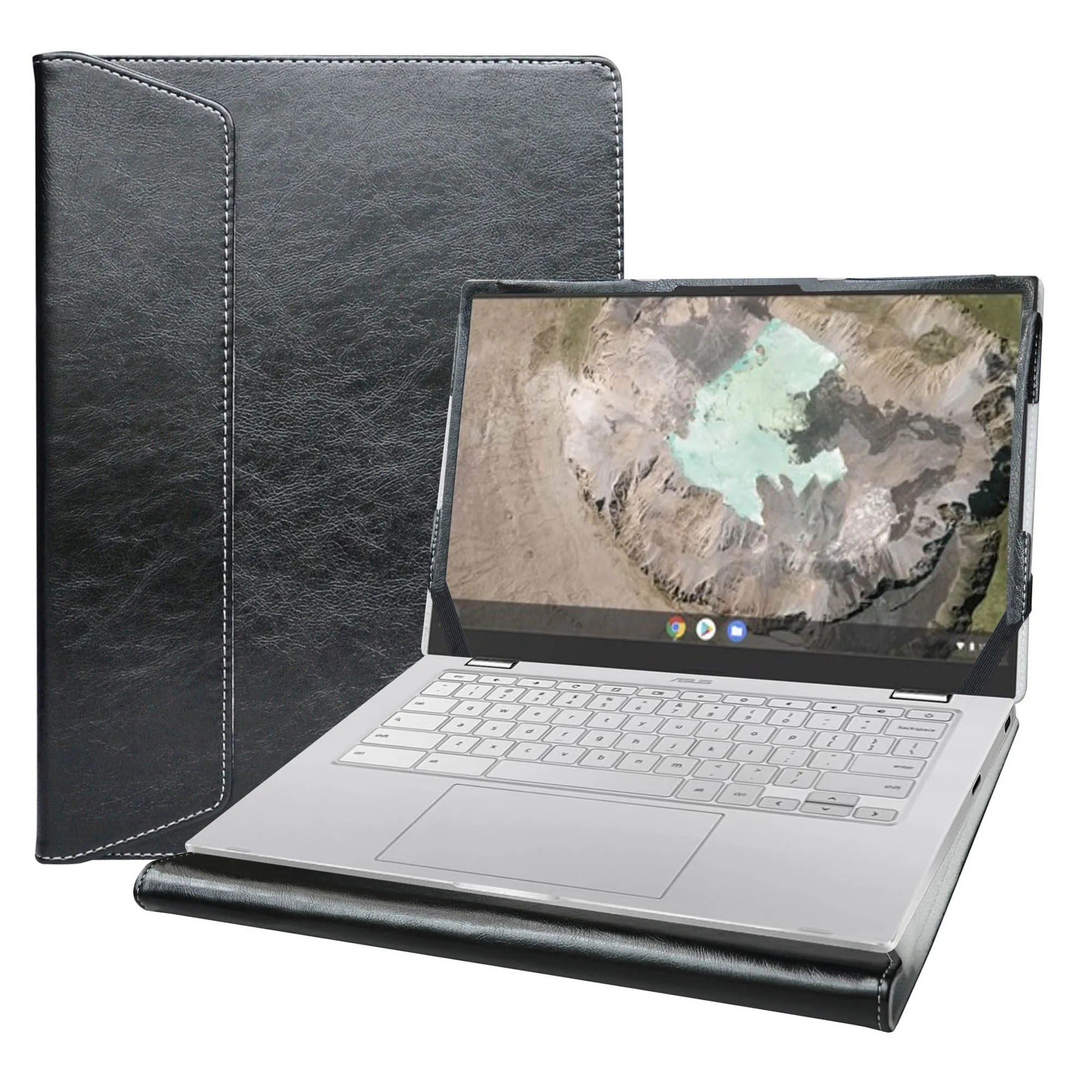 Imagem -01 - Alapmk Capa Luva Case Bolsa para Portátil para 14 Asus Chromebook C425 C425ta-dh384 Series alapmk capa luva case bolsa para portatil para 14 asus chromebook c425 c425ta dh384 series 01