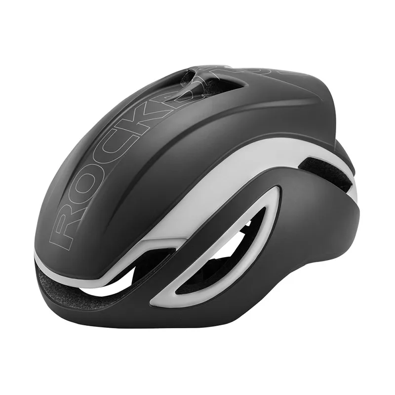 ROCKBROS Fahrradhelm für Herren, ultraleicht, integral geformter Fahrradhelm, magnetische Druckknopfschnalle, Rennrad, sichere Kappe, passend für 55–61 cm