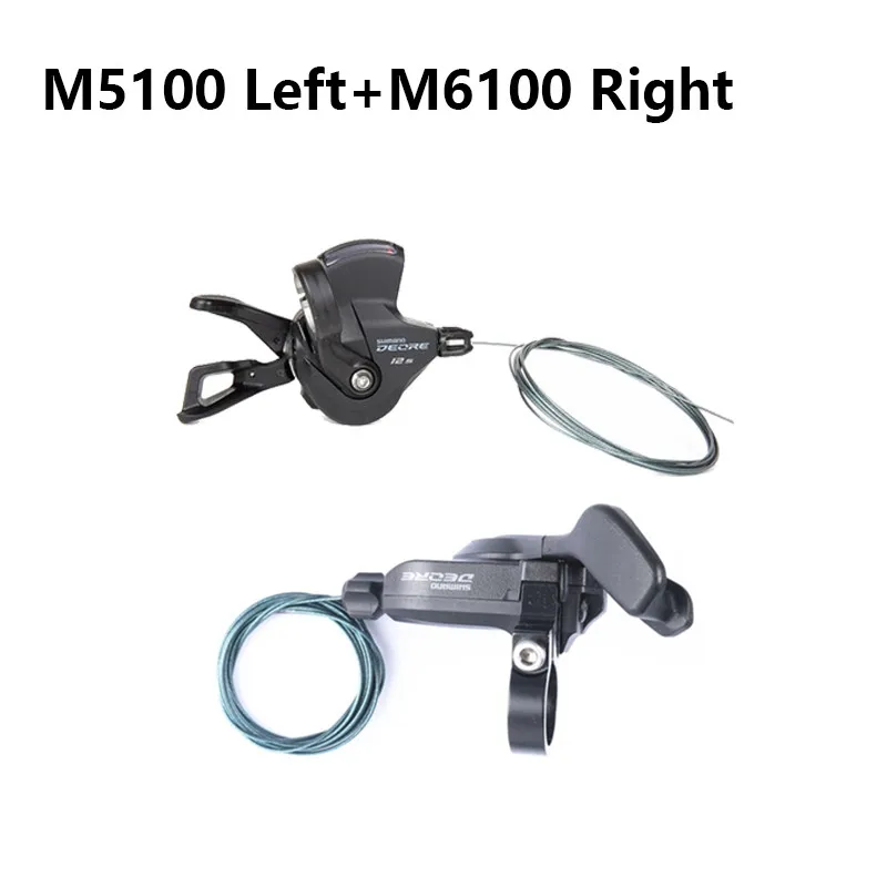 SHIMANO Shifter DEORE SLX XT M6100 M7100 M8100 M5100 2s 12s Shifter Lever MTB Bike Cycling Bicycle Shift Lever 12 Speed Original