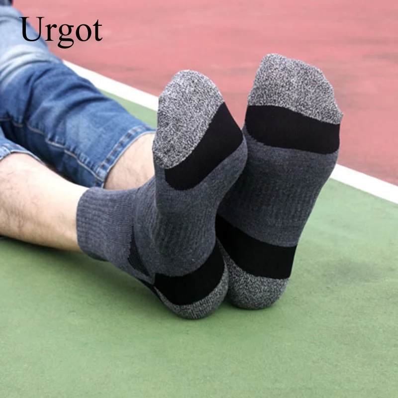 Urgot 5 paia di calzini da uomo calzini sportivi da Basket calzini lunghi in cotone moda maschile calzino Casual ragazzi adulti Meias Calcetines Hombre