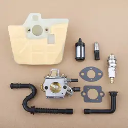 Carburetor Air Filter Spark Plug For Stihl MS340 MS360 034 036 Chainsaw Spare Tool Part 1125 120 0613 бензопила