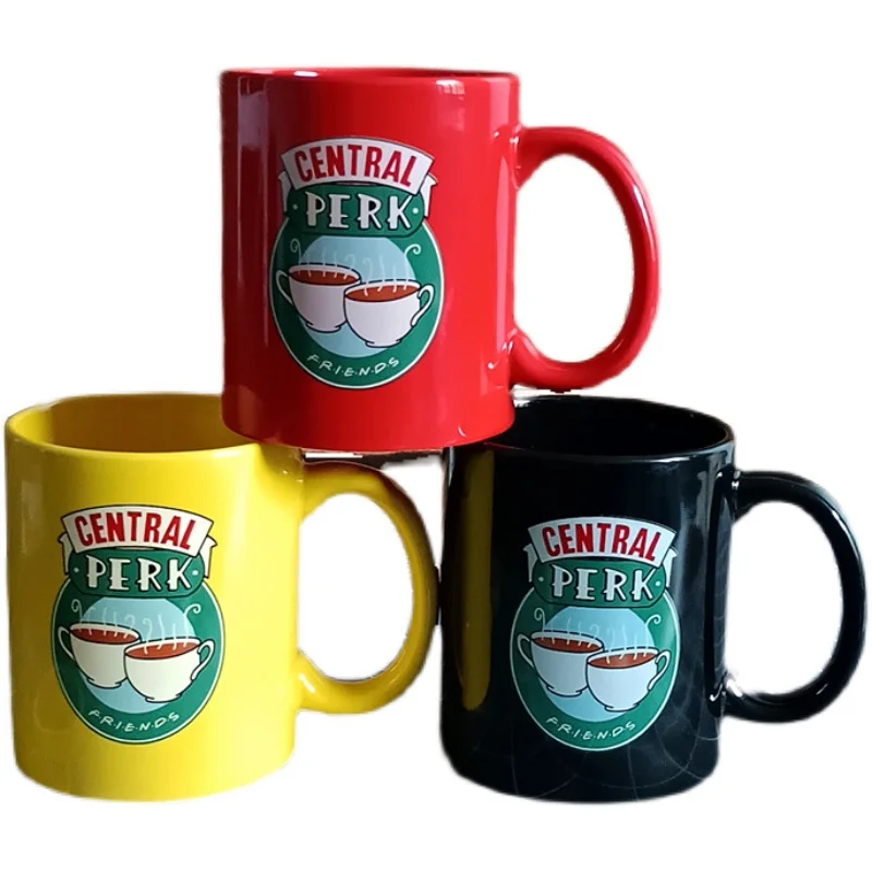 Friends TV Show Series Central Perk Ceramic Coffee Mug 330ml Friends Central Perk Cappuccino Tea Cup