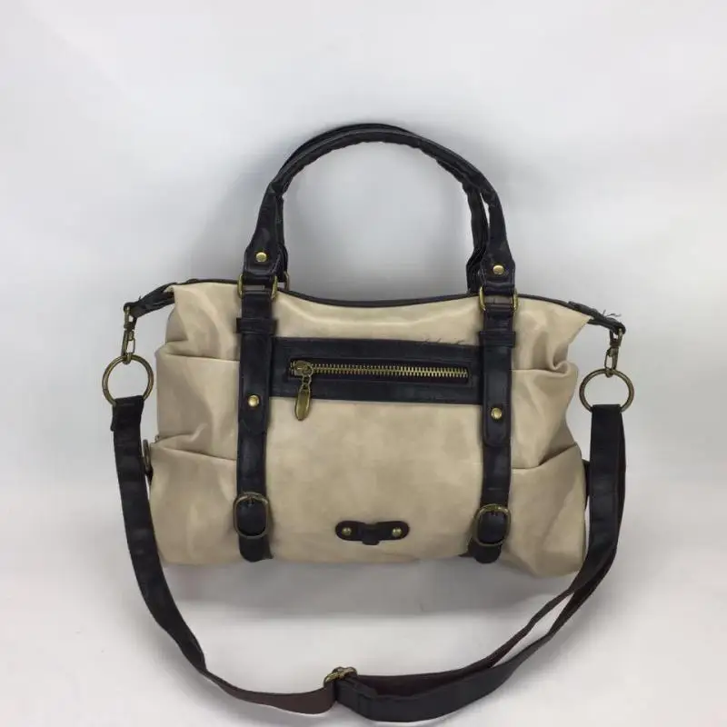 Women's Bag Multi Pocket Patent Leather Pu Leather Large Capacity Handbag High Quality Leisure Shopping Outdoor Camping Bag 2021