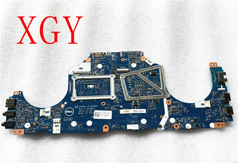 Laptop Motherboard FOR Dell For Alienware 13 R2 13 M13X  ZAP00 LA-A302P CN-0TMMX4 TMMX4 I5-5200U GTX960M 2GB 100% Tested