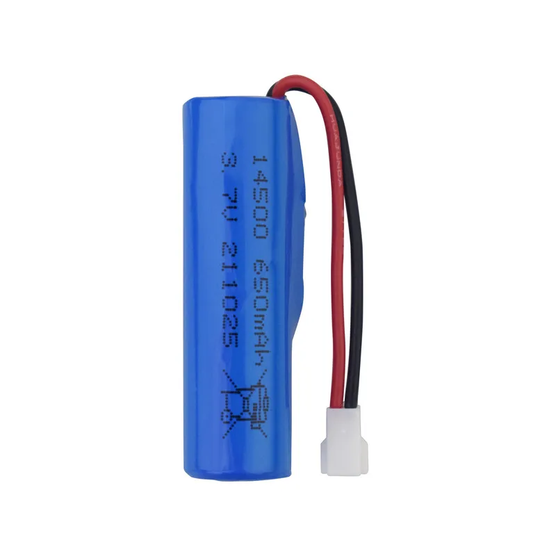 2 pces 3.7v 650mah bateria de lítio com cabo de carregamento usb para syma q9 h126 h131 h118 rh701 rc barco de alta velocidade iate brinquedo