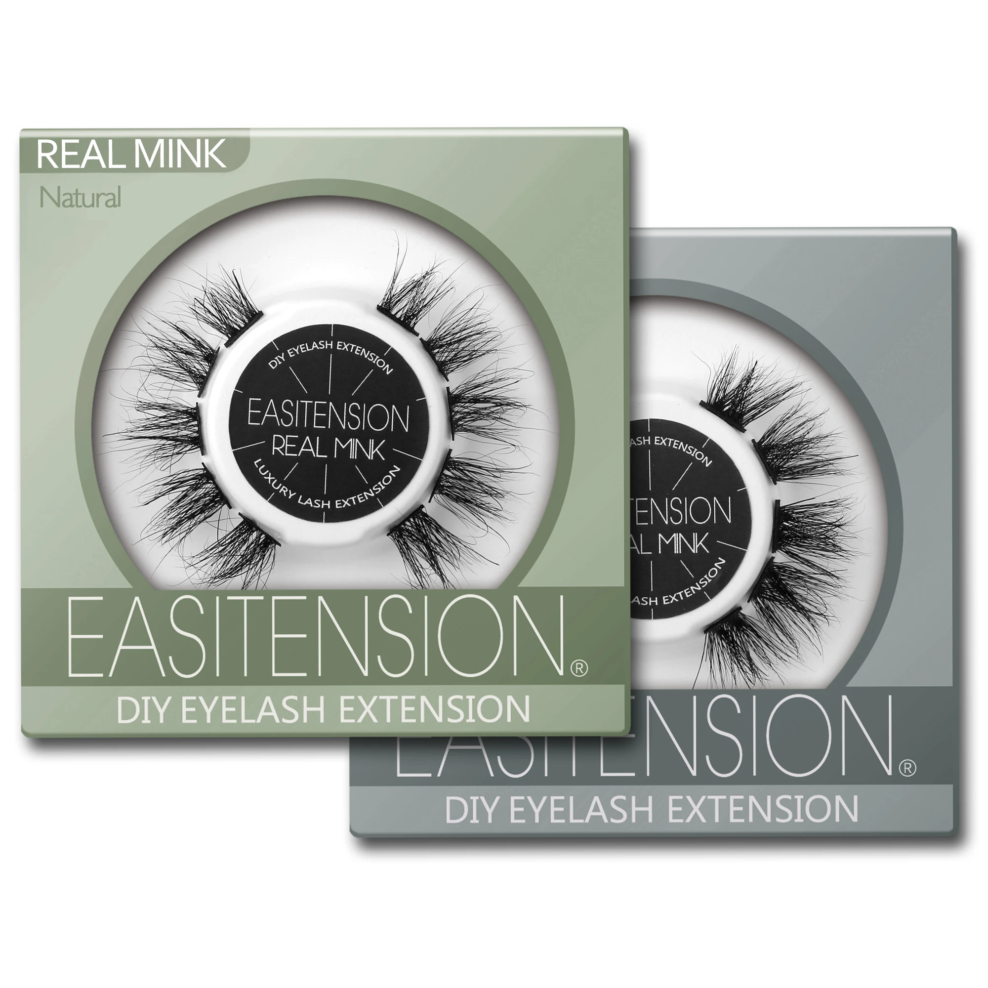 EASITENSION DIY Lash Segmented Mink Lashes Fluffy Messy 3d Cluster Lashes Mix Individual Eyelashes Extensions