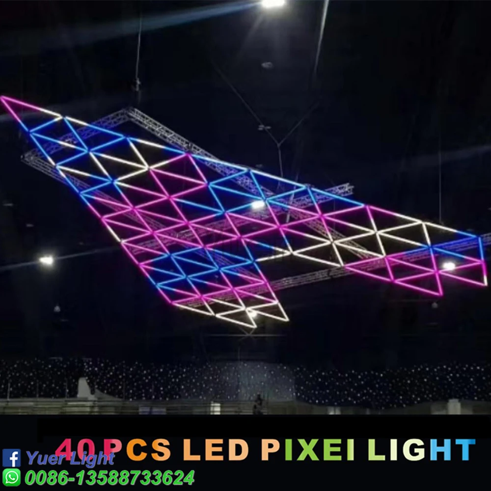 LED Pixel Strip Light para DJ Disco, Stage Effect Light, Wall Washer Lamp, RGB ArtNet, Control Strobe, Bar Light, ArtNet, DMX512