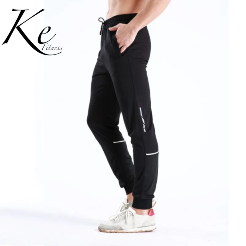 

KE004M new fashion basketball football quick-drying running fitness pants polyester training sports leisure trousers men