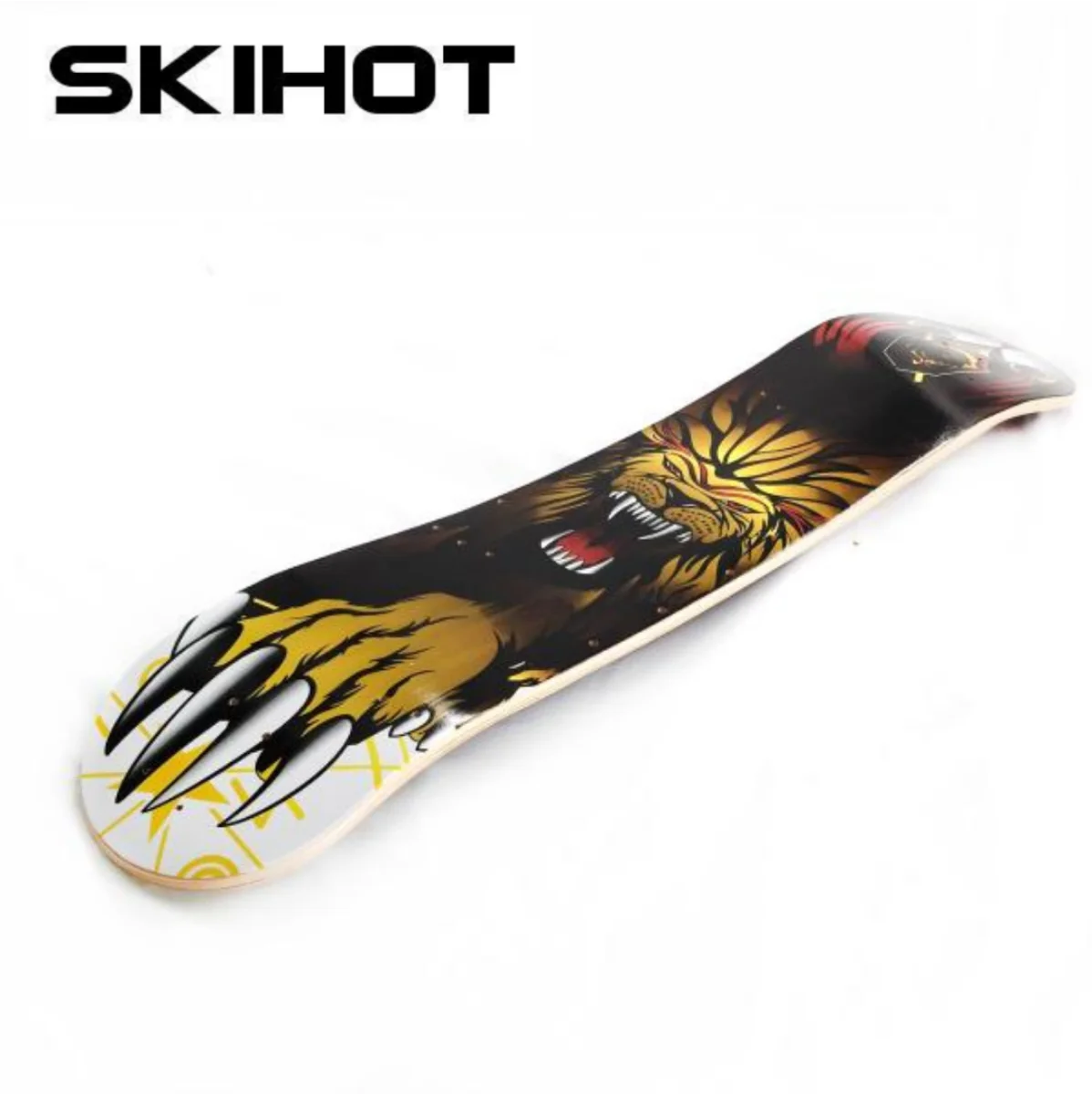 SKIHOT Cross-country Bamboo Deck Mountain Skateboard Long Deck and foot support adult skateboard electric skateboard