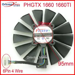 FDC10U12D9-C FDC10H12S9-C 12V 0.45A 95mm VGA Fan For ASUS GTX1660 GTX1660TI PH Graphics Card Cooling Fan