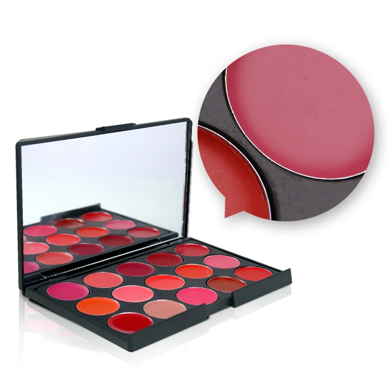 15Colors Matte Lipstick Palette Waterproof Nutritious Lips Makeup Long Lasting Brand Lipstick