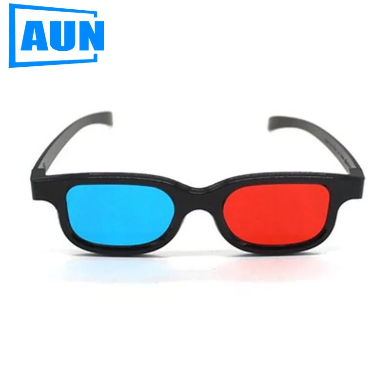 In Stock AUN  Red-Blue 3D Glasses for AUN Projector LED TV 4K 1080P Theater