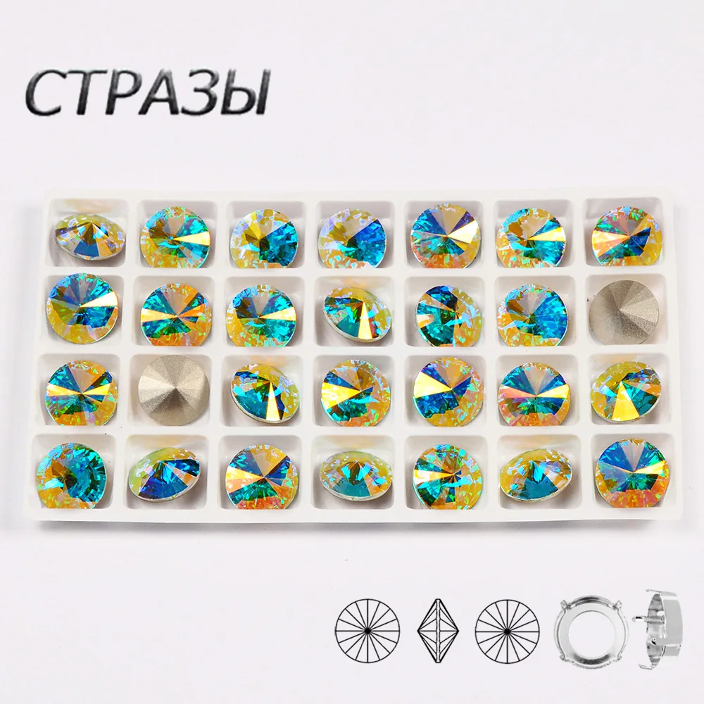 

CTPA3bI AB Sewn Rhinestones Strass For Clothes Loose Pointback Dance Dress Gym Suit Decorative Stones Jewels Glass Beads Diamond
