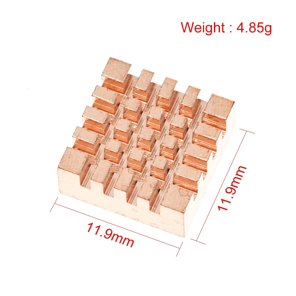 TZT 1pcs New RHS-03 Copper Heat Sink for DDR DDR2 DDR3 RAM Memory Cooler