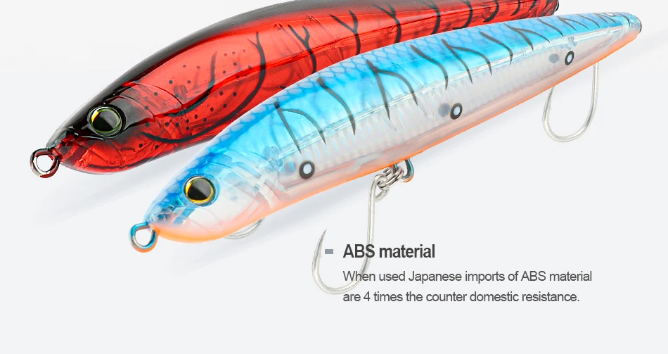 FJORD 200 mm 64 g schwimmender Trolling Big Pencil Hard Fishing Items Meer-Salzwasser-Köder Kunstköder zum Angeln und Freizeit – Detail 2