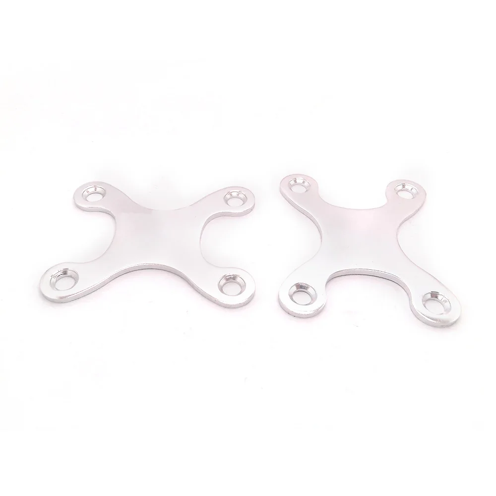 6.5cm 5.5cm 2pcs Skateboard Deck H X Style Aluminium Gasket Longboard Gasket Skateboard Slide Cushion Prevent It From