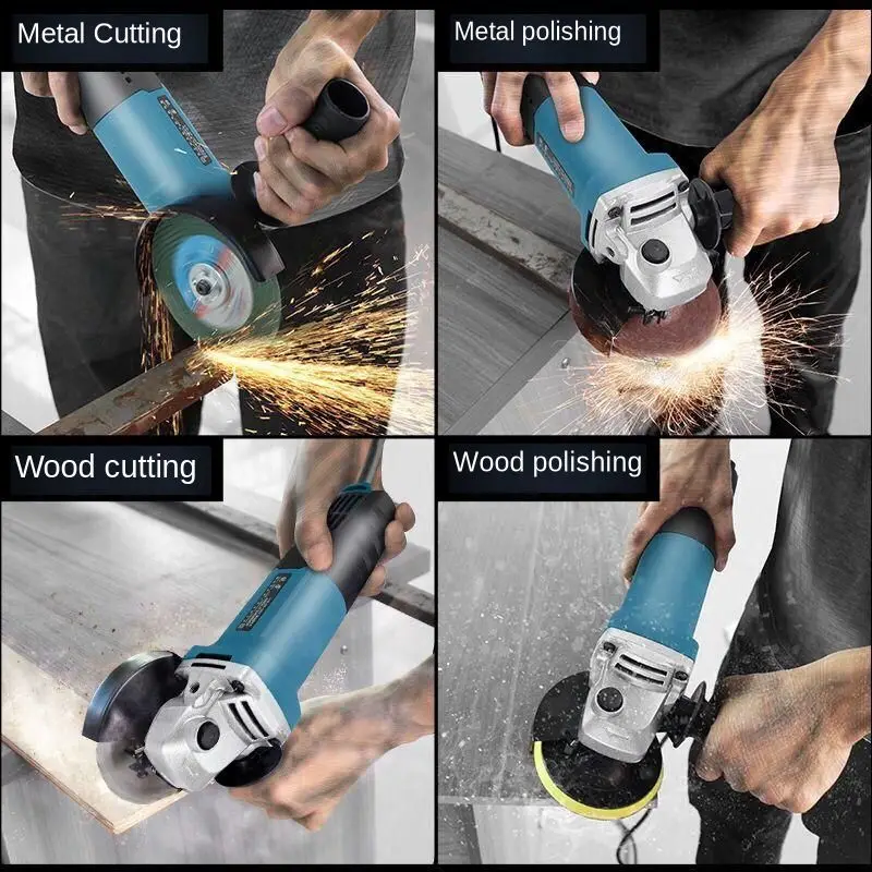 Amoladora angular de velocidad Variable/constante para moler corte de Metal eléctrica 11000 RPM para eliminación de materiales de alta velocidad 680/2000w