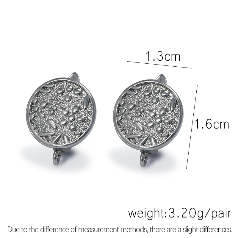 2020 New Big Round Earring Findings Accessories For DIY Women Handmade Jewelry Making Earrings Hook Clasps Earwire Wholesale