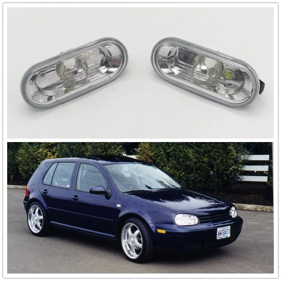 

Для VW Golf 4 MK4 1998 1999 2000 2001 2002 2003 2004 2005 2006 автомобильный Стайлинг боковой габаритный указатель поворота лампа повторитель