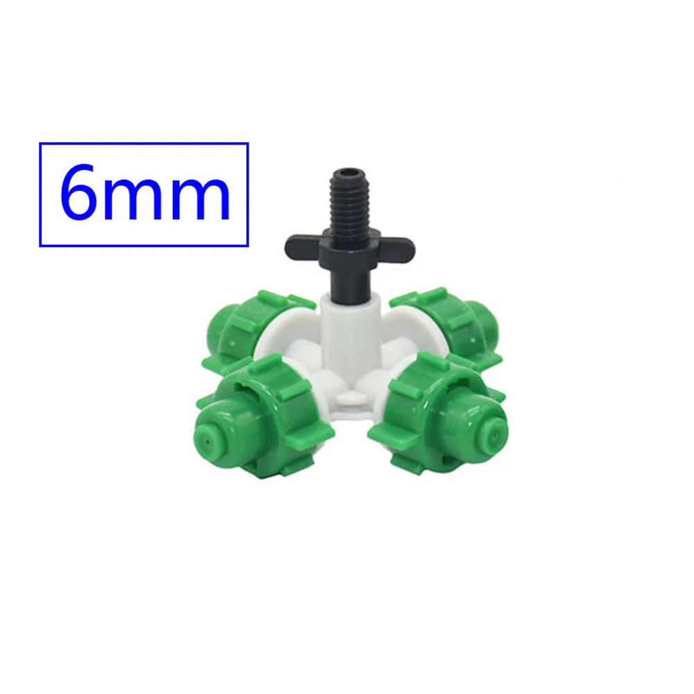 Greenhouse Hanging Cross Misting Sprinkler Anti Drip Misting Nozzle Garden Atomized Humidifying sprayer 1pcs