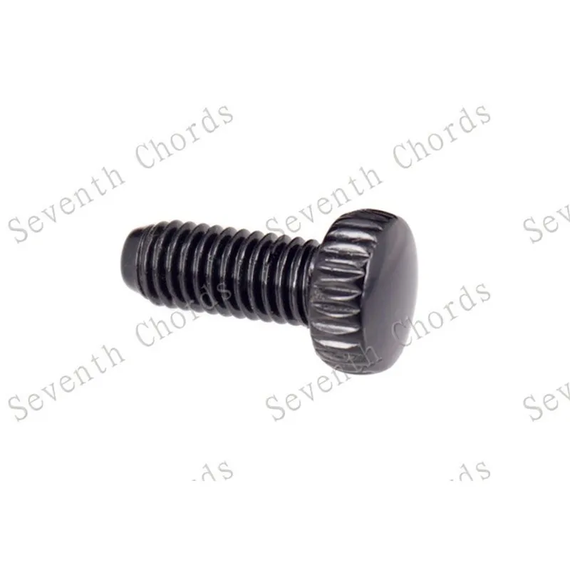 12 Teile/los Schwarz Tremolo Brücke Feine Tuning Schrauben Für Elektrische Gitarre Zubehör Teile Doppel Locking System – Detail 4