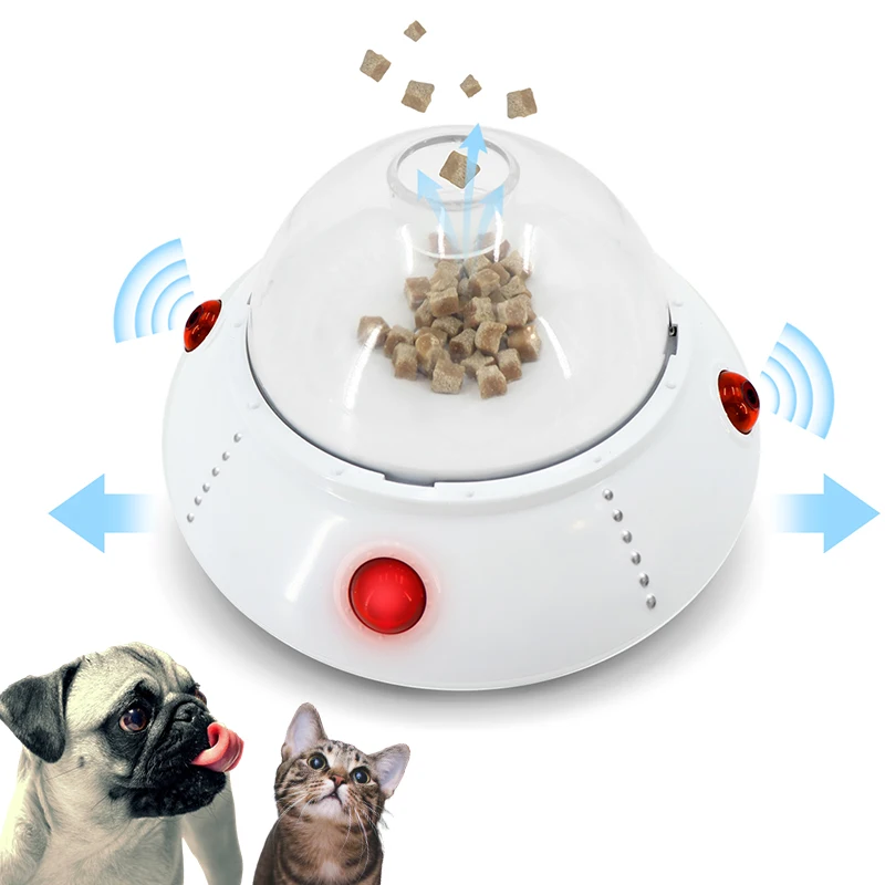 

Smart Toy Cat Feeder Automatic Dog Feeder Dog Electric Dry Food Dispenser Cat Toys Launcher Automatic Throwing Cats Dogs Snacks