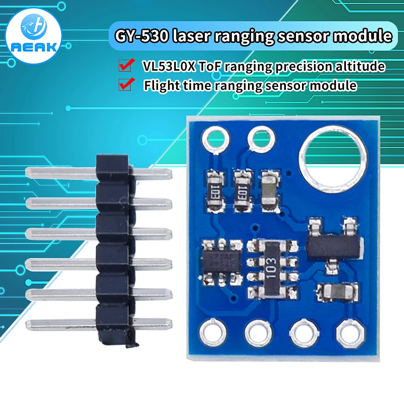 GY-530 VL53L0X World smallest Time-o f-Flight (ToF) laser ranging sensorGY-530 VL53L0XGY-530 VL53L0X