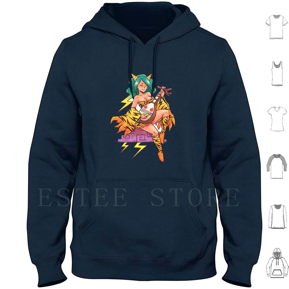 

Oni Demon Girl Hoodies Long Sleeve Oni Demon Girls Pinup