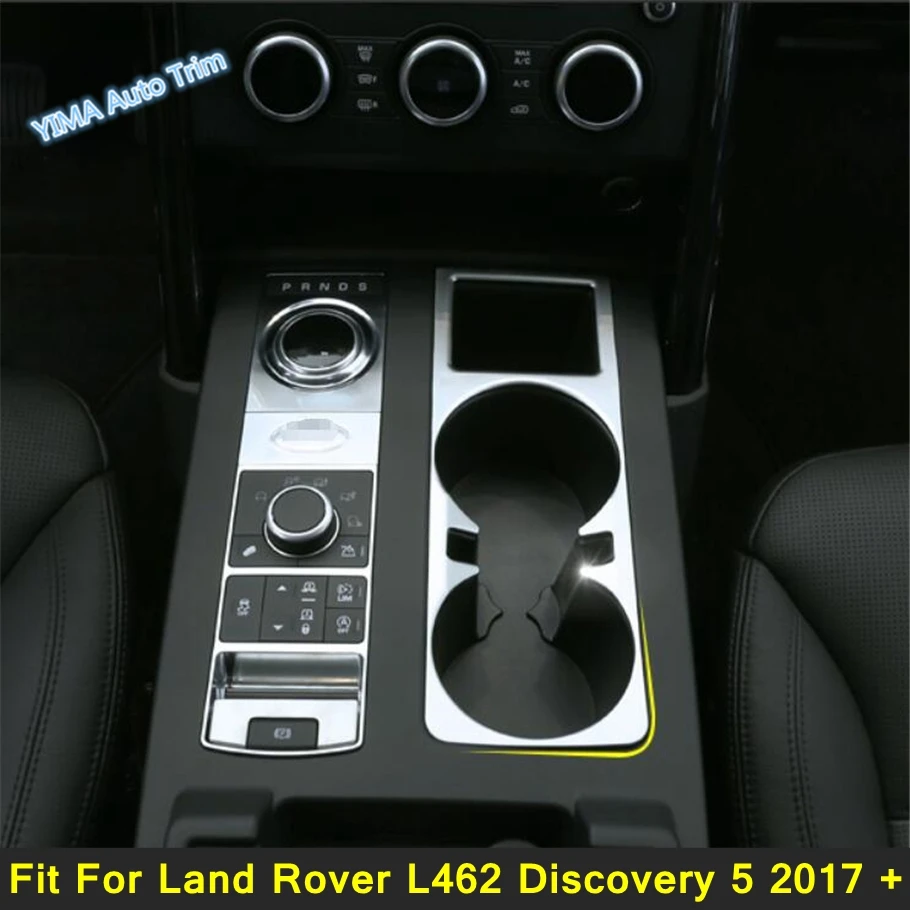 

Lapetus Auto Central Front Water Cup Bottle Holder Decoration Cover Trim For Land Rover L462 Discovery 5 2017 - 2022 Interior