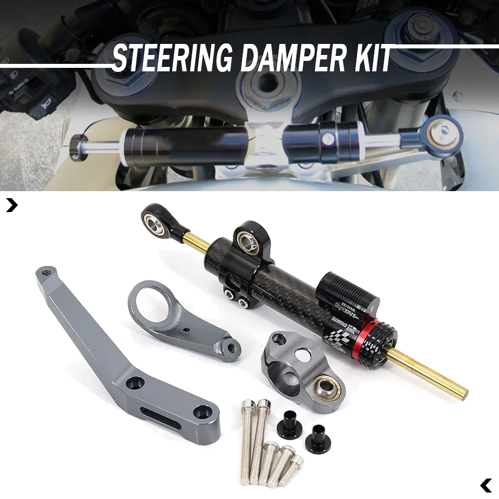 

NEW CNC Motorcycle Adjustable Steering Stabilizer Damper steer Mounting Bracket Kit For Honda CBR954RR 2002 2003 CBR 929 900 RR