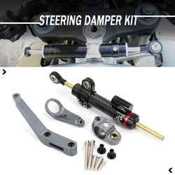 NEW CNC Motorcycle Adjustable Steering Stabilizer Damper steer Mounting Bracket Kit For Honda CBR954RR 2002 2003 CBR 929 900 RR