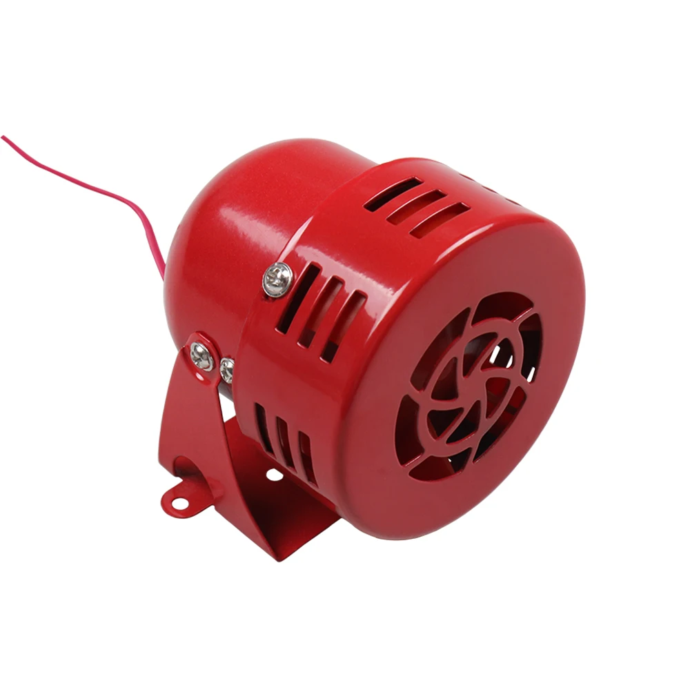 1 Pcs Car Air Raid Siren Horn Electric 12V 105dB Sound Alarm Loud Fire Security Rescue For Car Truck Motorcycle Bicycle