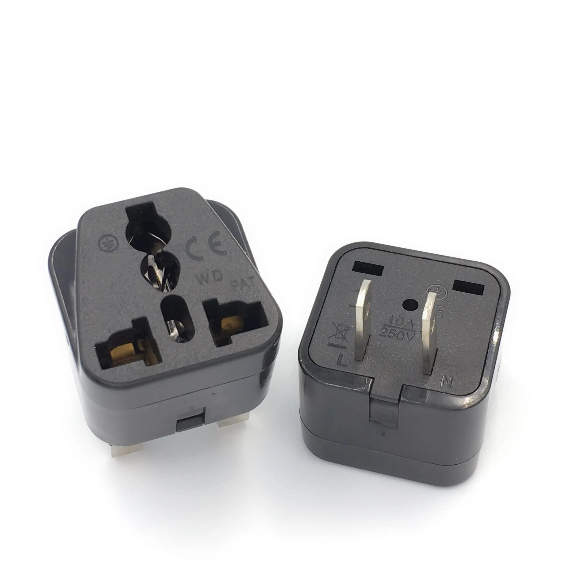 Adaptateur de prise de voyage universel américain britannique européen AU KR EU vers US UK USA prise
