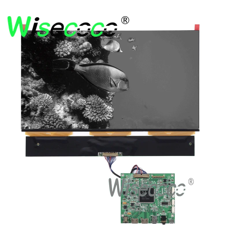 

3840x2160 13.3 inch UHD 4k monochrome 3D printer screen display with driver board