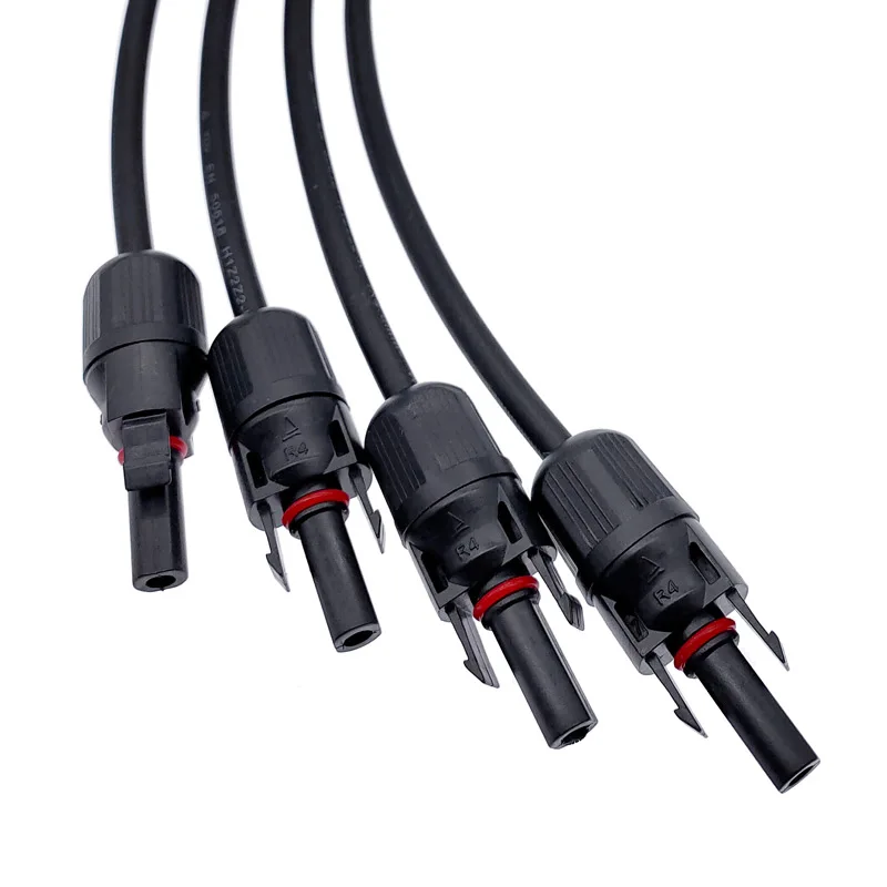 solar photovoltaic Panel Adaptor Cable connector 1 to 4 Parallel connection of battery plate assembly Y branch solar connectors