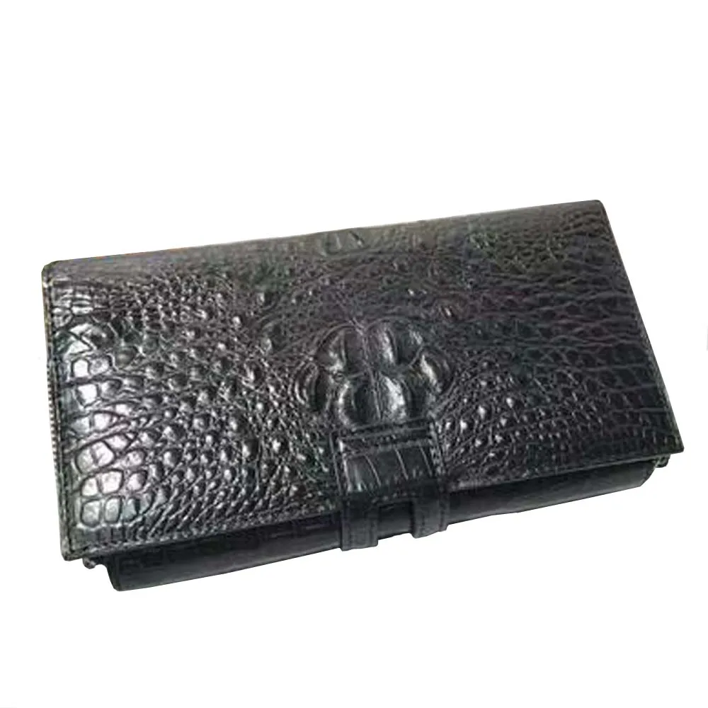 

hongsen new arrival crocodile handbags More screens large capacity men clutch bag crocodile leather men bag