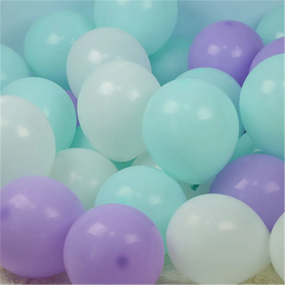 30Pcs 5/10/12Inch Macaron Ballon Mermaid Kleur Latex Ballonnen Birthday Party Kerst Bruiloft Decoratie Baby douche Ballon