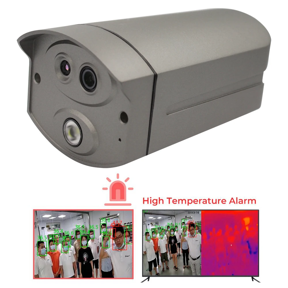 Thermal imaging camera Thermal ip camera face recognition camera facial recognition facial face detection AI fever detection cam