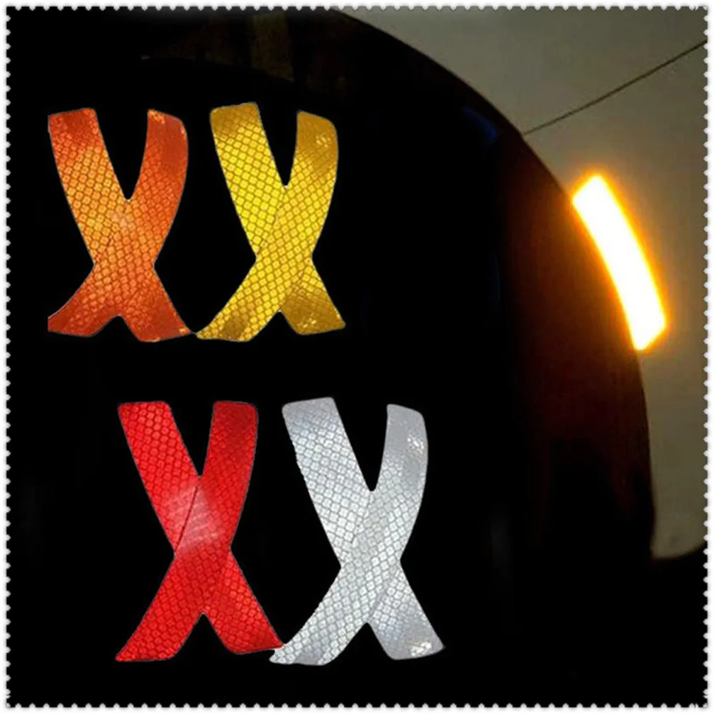 Reflector de luz de seguridad de advertencia de puerta de rueda para Chevrolet Stingray Aveo5 Trax Sonic Epica cobalto Celta Lumina HHR, piezas de coche