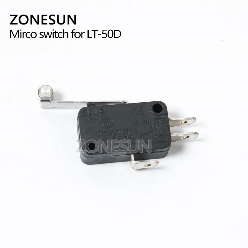 ZONESUN LT50 LT50T LT50D LT50DT black Mirco Switch with Handle Belt Electric Limit Switch Use for Labeling Machine Switch