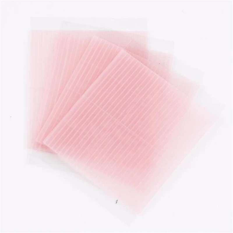 100Pcs/Pack Invisible Double Eyelid Tape Magic Eyelid Stickers Double Sided Strip Adhesive Fiber Stretch Objects For Eye Tools