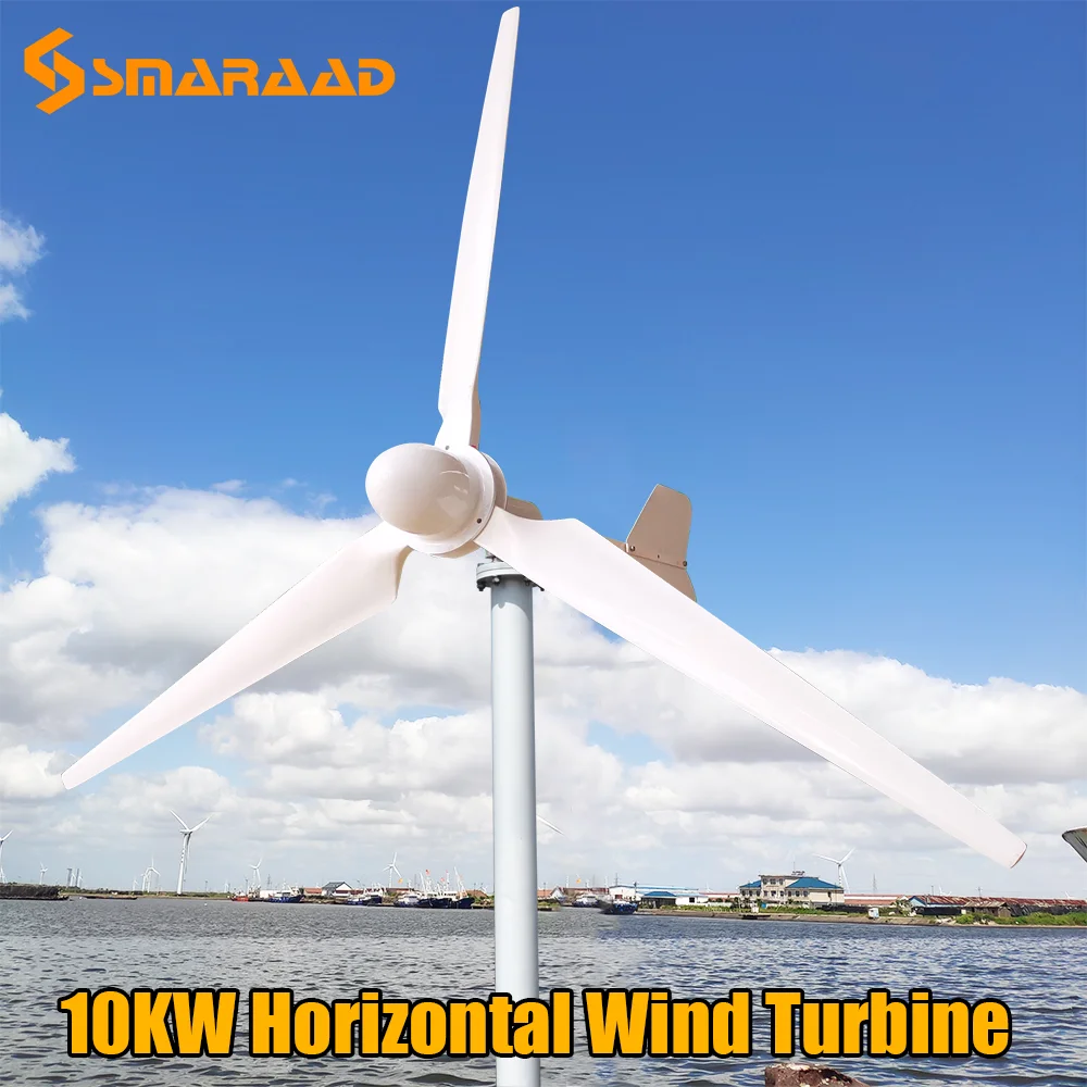 

3KW 5KW 10KW High Power Wind Generator Household Factory Farm 48V 96V 120V 220V Free Energy