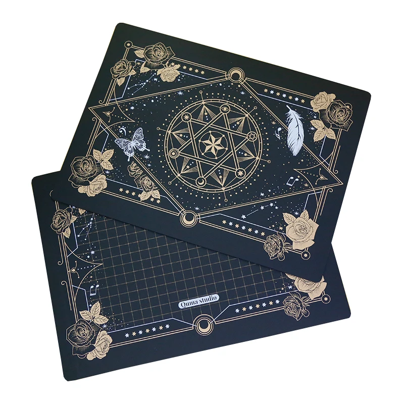 1Pc Black Cutting Mat 30*22cm,  3mm Thick PVC A4 Cutting Pad For Scrapbooking,Quilting,Sewing And All Arts , bastelunterlage