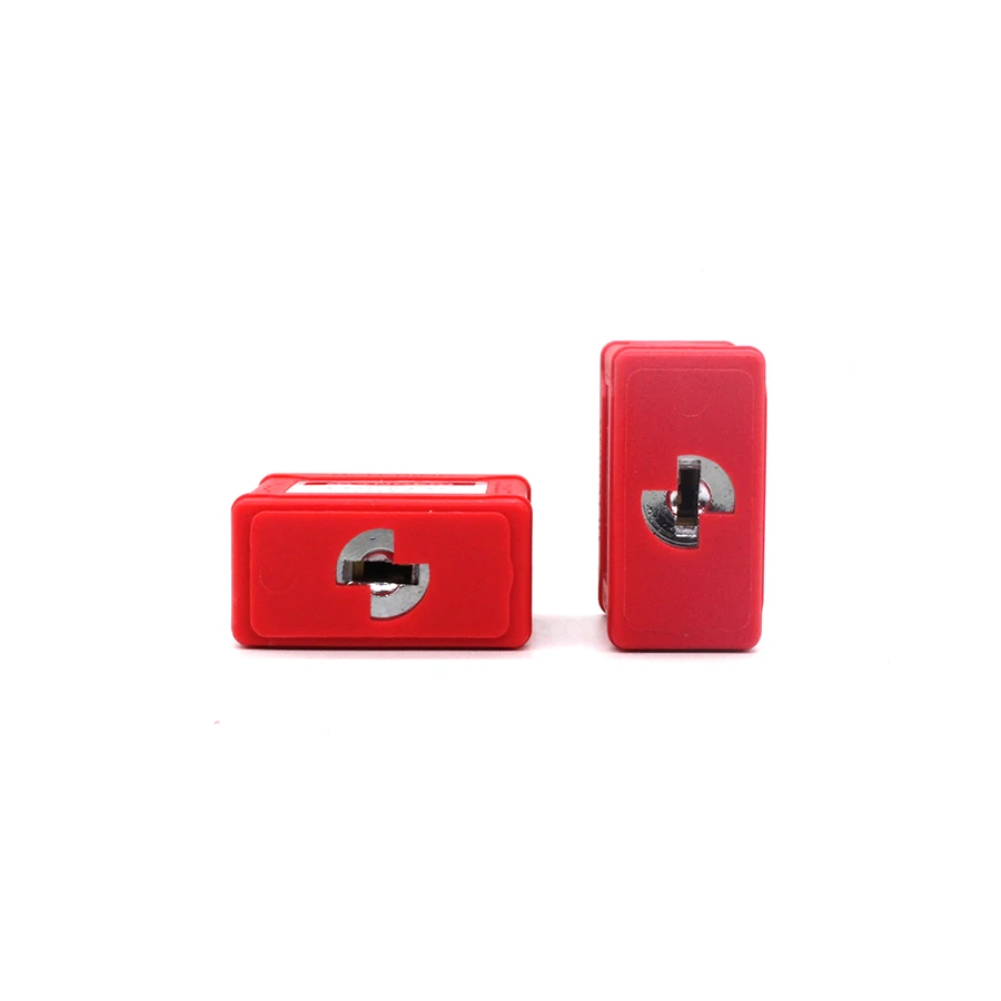 Electric Industrial Security Padlock Loto ABS Red Color 38mm Nylon/steel Safety Padlock lock out tag out manufacture in China