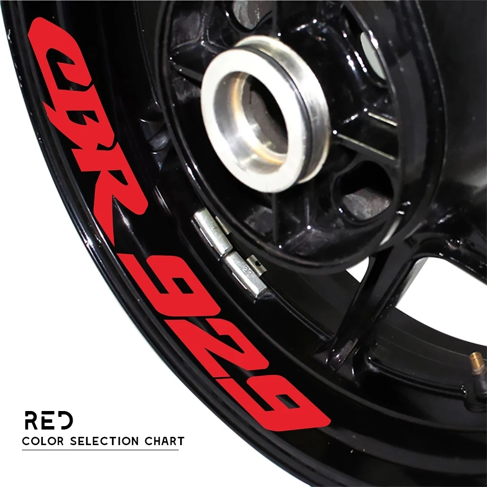 Motorcycle Wheel Rim Modified Decals Waterproof Reflective Custom Decorative Stickers For HONDA CBR929 cbr 929